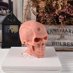 Skull Head Candle Mold - Resin Casting Silicone Molds for Home Decor & Candle Making Wave Spiral Mold