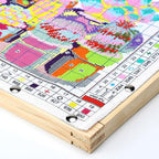 Briwooody 18 Sets 9 Sizes Needlepoint Stretcher Bars Needlepoint Frame Wooden Canvas Stretcher Bars for Embroidery Stitch Frame Accessories Bundle Crafts