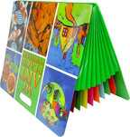 HearthSong My Art Place Expandable Color-Tabbed Portable Art Storage Portfolio with Decorative Frame, 19" x 15¼"