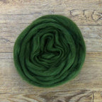 Revolution Fibers Merino Wool Combed Top | 1 lb Premium Wool Roving | 22 Micron, Best Merino Wool for Spinning, Tapestry, Needle Felting, Big Yarn Roving and Wall Hangings (Willow Green)