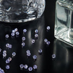 1200PCS 3mm Bicone Crystal Glass Beads for Jewelry Making, Sparkling Mini Beads for Suncatchers, DIY Bracelets & Craft Projects (Light Purple)