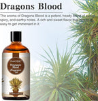 PHATOIL Dragons Blood Fragrance Oils for Aromatherapy, 3.38FL.OZ Diffuser Oils for Home, Perfect for Aromatherapy, Humidifiers, Yoga, DIY Candle and Soap Making - 100ml
