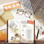 GLOBLELAND Vintage Travel Ticket Themed Clear Stamps Tickets Silicone Stamp Retro Tickets Post Card Silicone Transparent Seal Stamp for Card Making Scrapbooking 5.83x8.27inch