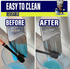 Natural-T Paint Brushes, 5-Pack, Paint Brush Set, Paint Brushes for Walls,Deck Paint for Wood，Furniture Paint,Oil Paint Set,Upgrades Household Essential Interior &Outdoor Walls.