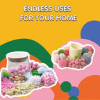 ChillFuzz Latch Hook Kits for Adults - Kids Crochet Kit for Beginners Arts and Craft Kit Moss Rug Coaster Pink Origin