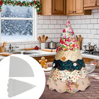 Christmas Tree Quilting Templates, 8/10/12inch Handmade Christmas Tree Sewing Pattern Template, DIY Sewing Pattern Template Ruler Tool for Home Sewing Enthusiasts, Xmas Decor Gift (8in)