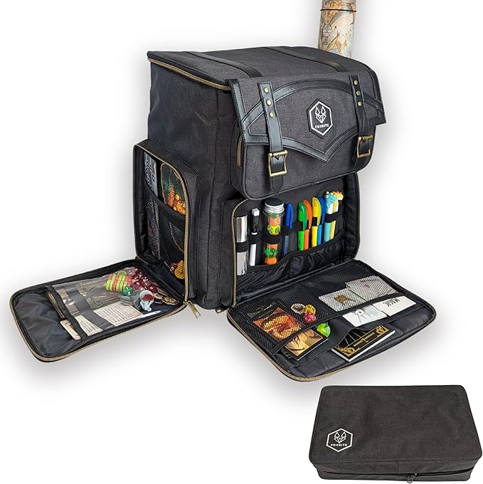 Pro Artist Hard Case – Rugged Travel Organizer with Customizable Foam, 3D Panel, Backpack Straps & Handle – For Painting Tools, Miniatures, Tabletop Gaming, 3D Models & Studio Supplies