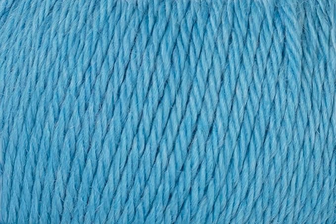 100% Baby Alpaca Yarn for Knitting & Crocheting - Set of 2 Skeins of Premium Yarn DK - Lightweight, Hypoallergenic & Thermal Peru Made - Ideal for Delicate Projects (BL563 - Deep Sky Blue)