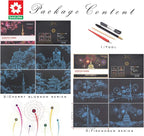 Scratch Art for Adults and Kids-City Landmarks Scratch Painting Craft Kit (8 Sheets A4)|DIY Foil Engraving Art Set|Stress Relief Gift for Travel Lovers, Craft Lovers, Home Decor (Firework&Sakura)