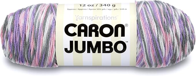 Caron Jumbo Ombre Yarn, 12 oz, Easter Basket, 1 Ball