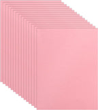 100 Sheets Candy Pink Cardstock 8.5 x 11 Craft Paper, 75lb Premium Certificate Paper Card Stock for Wedding Invitations, Graduations, Memus, DIY Making Cards, Party Decorations