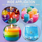 Candle Dye - 36 Colors Candle Making Dye, Highly Concentrated Liquid Oil-Based Coloring for Soy Wax, Bees Wax, Gel Wax - Easy Color and Safe - 6ml/Bottle