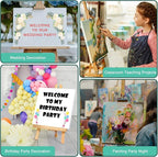 ESRICH 10x10 Stretched Canvas for Painting, 10 Pack Square Canvas for Painting Primed Acid-Free Framed Blank Canvas, Art Canvases for Beginners & Artists to Paint Oil, Acrylic, Pouring Painting.