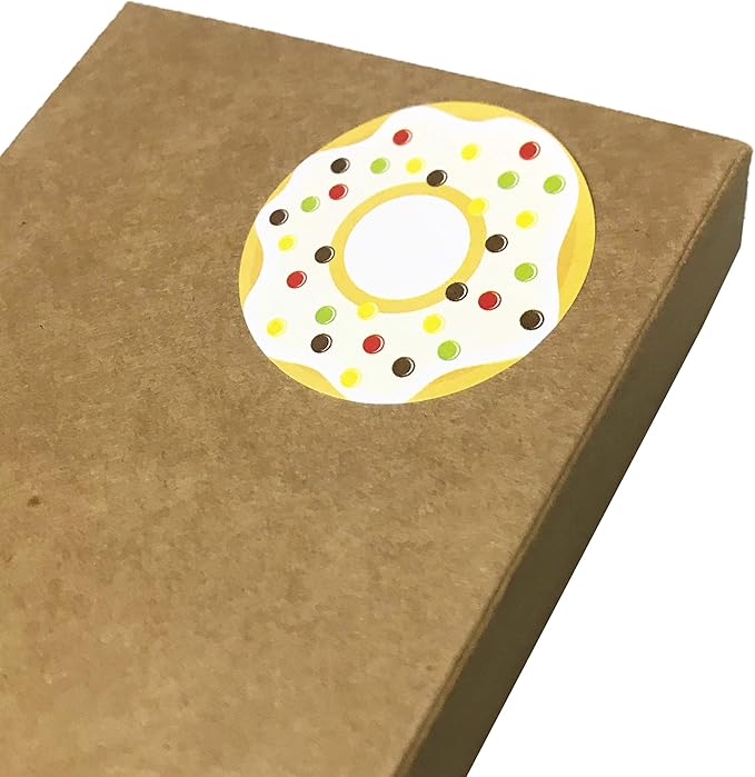40 Sheets - Donut Stickers for Party Favors - 400 Stickers, 1.5"