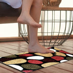 Latch Hook Kits for Adults, Pre-Printed Handmade Rug Crochet Yarns DIY Door Mat Kits for Home Decor Festival Gift 23.6"X15.8" (Cobblestone)