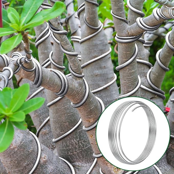 Pelopy Aluminum Wire 1/4 Inch Diameter Metal Wire 20 ft Armature Bendable Armature for Sculpting Dolls Floral Jewelry Making Weaving DIY Crafts, Silver