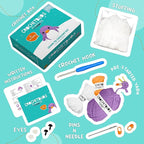Penguin Crochet Kit | for Beginners, Couples, Date Night, Kids, Adults, Anime, & Animal Lovers | DIY Gift Kit | Instructions, Yarn, Hook, Pattern, Video & Written Tutorial | Arts & Crafts for Adults