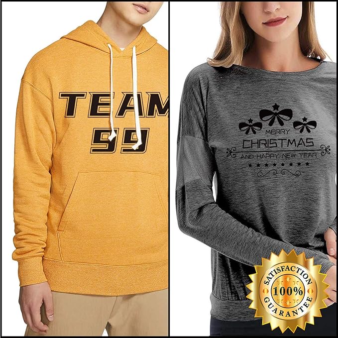 HTV Black Heat Transfer Vinyl Rolls 12 Inch by 8feet Roll Iron on DIY for T-Shirt Easy to Cut & Weed for Heat Vinyl Design Glossy (8Ft, Black)