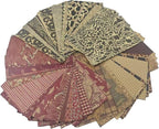 pson 180 Sheets Vintage Scrapbook Paper Pad, Decorative Craft Paper for Journaling, Card Making, Art Collage, DIY Crafts(Style B)