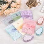 156 Sheets Textured Paper and Mesh Fabric Kit，6 Pack Scrap Book Paper with 5 Buttons for Scrapbook Embellishments,Mixed