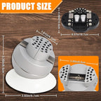 Podoy Ball Vise 3" Jewelers Engraving Block Setting Tool with 35Pcs Attachment, 360° Rotation Engraving Block Vise Jewelry Engraving Block Tools Standard Block