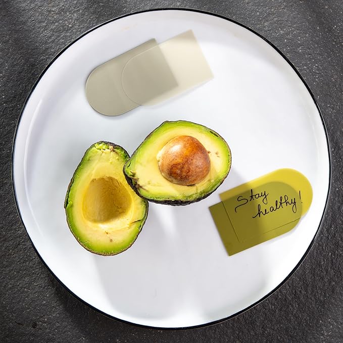 DiverseBee Transparent Sticky Notes (Includes Quick Dry Pen), Cute Clear Sticky Tabs, Translucent Page Flags Book Markers Stickers, Planner Accessories Bible Journaling Study Office Supplies (Muse)