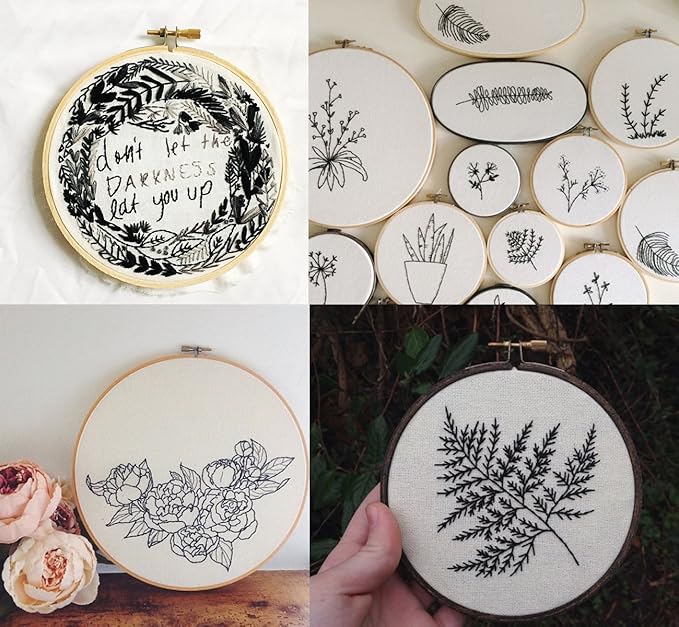 ilauke 4 x 3000 Yards Serger Thread Spools Black Polyester Sewing Threads Overlock Cone