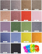 Aufien Candle Sand with Wicks, 21.4 Oz Pearled Candle, DIY Bead Powder Sand Wax Making kit Refillable Non Toxic for Handmade, Wedding and Halloween Christmas Decorations Orange Unscented