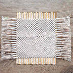 Tosnail 40 Pack 6.5 x 8.66 Inches Beginners Wooden Looms, Notched Weaving Loom for Adults, Darning Beading Boards, Basket Weaving Tools Kit for Crafts Project, Knitting, Sewing, Crochet