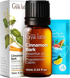 Gya Labs Cinnamon Bark Essential Oil - 0.34 Fl Oz - for Hair, Skin, Diffuser, Aromatherapy & DIY Candle Making Scent