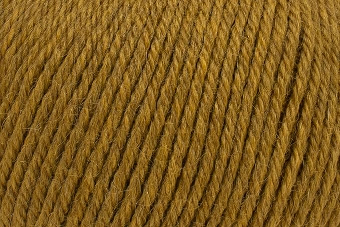 100% Baby Alpaca Yarn for Knitting & Crocheting - Set of 2 Skeins of Premium Yarn DK - Lightweight, Hypoallergenic & Thermal Peru Made - Ideal for Delicate Projects (M035 - Mustard)