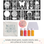 Bright Stripes Ultimate Arts & Crafts Kit for Kids – All-in-One Crafting Station for Beginners & Experienced Crafters | Creative DIY Supply Set for Ages 6+