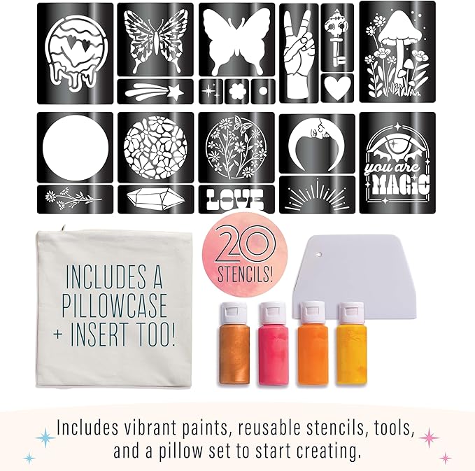 Bright Stripes Ultimate Arts & Crafts Kit for Kids – All-in-One Crafting Station for Beginners & Experienced Crafters | Creative DIY Supply Set for Ages 6+