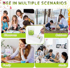 Upgraded All in 1 Paint Brush Cleaner: Paintbrush Cleaners Tool Paint Brush Rinser Paint Water Dispenser Painting Station for Acrylic, Watercolor, Oil Paint（Give 4 Pen & Pen holder & paint tray）