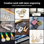 LASER TREE 1064nm Infrared Laser Module, 1W (1000mW) Output Power Laser Engraving Module for Engraving on Metal, Acrylic, Plastic - Ideal for Jewelry, Gift Making, Class4