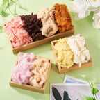 FASHEWELRY 1.4 OZ Nature Wool Roving Needle Felting Set for DIY Craft, Wool Felting for Needle Felt Hand Spinning DIY Craft Materials (8 Colors)