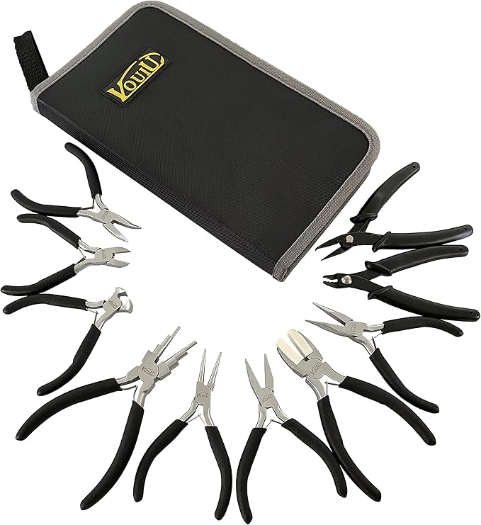 10-Piece Jewelry Pliers Set Jewelry Making Tools
