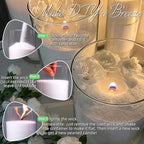 NICEME White Pearled Candle Wax for DIY Candle Making, 26Oz Customized Powdered Candle Sand All Natural Refillable Pourable Wax Beads for Halloween Thanksgiving Christmas Wedding Party (No Wick)