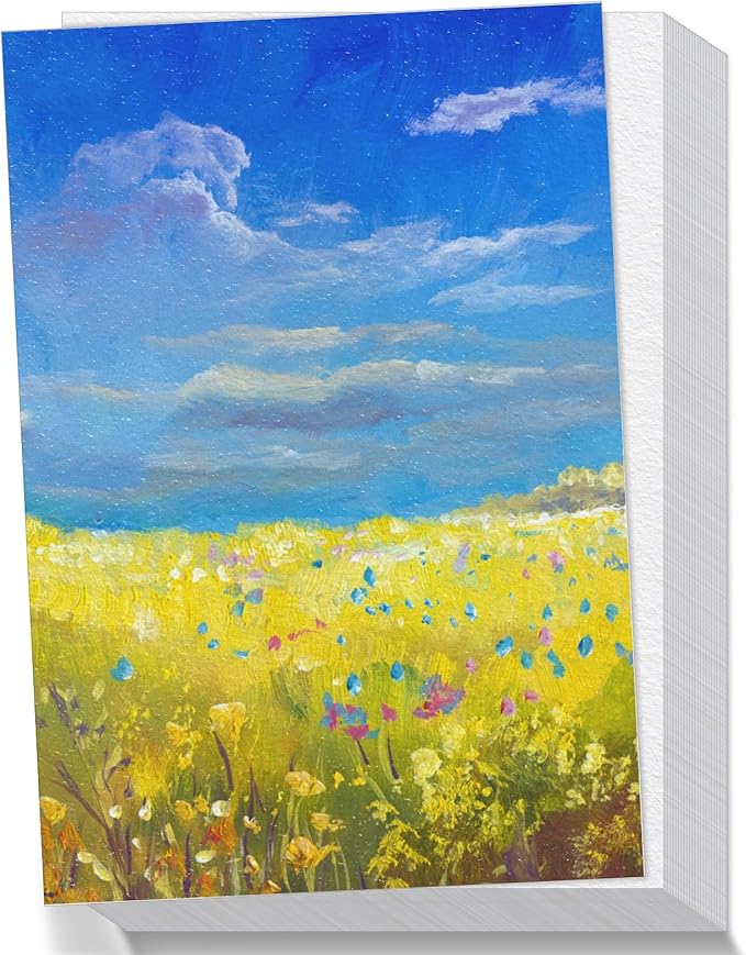 120 Sheets Watercolor Paper, Cold Press 300GSM/ 140LB Water Color Paper Bulk for Kids Child Adults, Small Off-White Watercolor Drawing Paint Paper for Art Drawing Supplies, 9 x 12 Inches