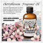 HIQILI Cherry Blossom Fragrance Oil, Floral Perfume Oil, Candle Scents for Candle Making, for Diffuser & Fresh Spray, Long-Lasting Scent - 1 Fl Oz