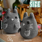 Faircosy Crochet Animals Kit for Beginners: Learn to Crochet Cats with Yarn, Hooks & Video Tutorials - DIY Amigurumi Starter Box - Perfect Christmas Holiday Gift for Teens & Adults