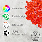 Orange Candle Dye 2oz for Soy Candle Making – Highly Concentrated Candle Wax Dyes – Candle Shop Premium Color Dye Chips for Soy Wax, Beeswax, Paraffin