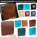 10 Sheets Double Sided 9.84 x 10.24 inch Refill Pages - Acid Free Additional Thick Craft Paper Cardboard for All Series ADVcer 10x10 Three-Ring Loose-Leaf Binder Photo Album Scrapbook (Black)