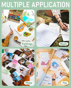 Nicpro 11x14 Art Portfolio Folder, 30 Pockets Display 60 Pages Art Painting Portfolio Binder with Clear Plastic Sleeves, Presentation Storage Book for Artists Artwork Drawing - (Black)