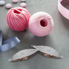 3Pcs Silver Metal Tatting Shuttle Kit for Beginners with Bobbin Supplies, Premium Iron Needle Shuttles for Household Knitting, Sewing Accessories, and Vintage Lace Making Craft Projects