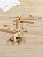 BKALEME Pottery Throwing Gauge, 2 Ways to Install, Compact Clip-on Pottery Throwing Stick, Pottery Ceramics Clay Tool for Making Repeat Forms, for Pottery Wheel & Forming Machine
