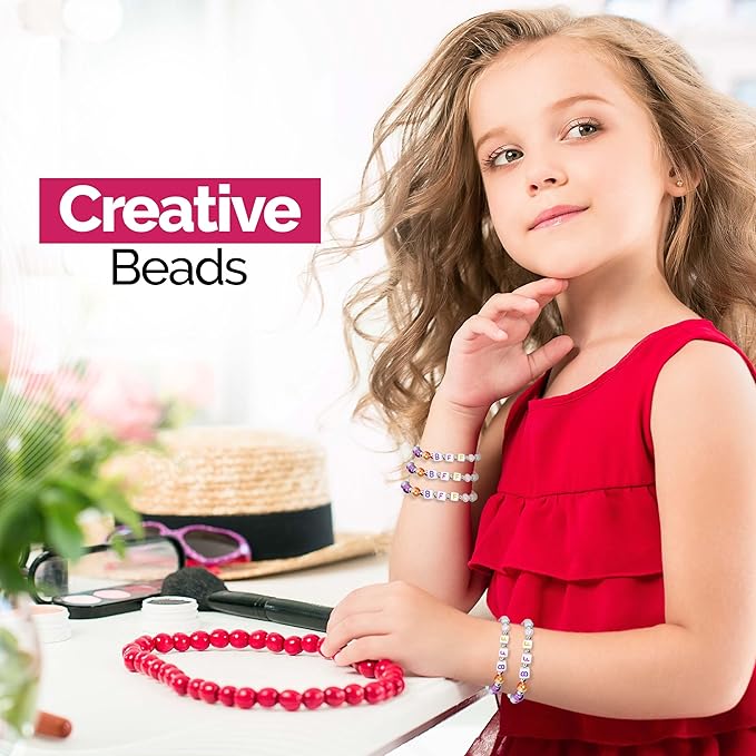 ATTERET 2070Pcs Embroidery Floss Kit for Friendship Bracelets with Alphabet, Pearl, and Large & Small Colored Beads, Tassels & Silver Charms, Great Bracelet Making Kit for Adults