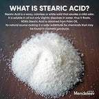 1.5 LB Stearic Acid for Candle Making, Soap Making, Lotion Making and Cosmetics - Vegetable Based
