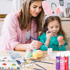 Paint Brushes Set, 20PCS Painting Brushes Different Types of Brushes for Acrylic Paint, Watercolor, Oil, Paint Brushes Bulk for Nail, Face Art, Craft, Rock Painting and School Project