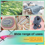 10 mm Crochet Hook, Large Crochet Hooks for Chunky Yarn Ergonomic Knitting Needles Crochet Needle for Beginners and Crocheting Yarn (10 mm)